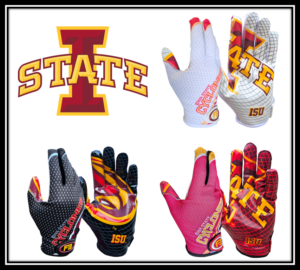 ISU football receiver Gloves