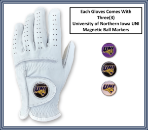 UNI University of Northern Iowa Panthers Golf Gloves