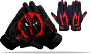 Ninja Stealth Football Receiver Gloves