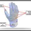 Stealth Padded Football Lineman Gloves - White on White - Image 2