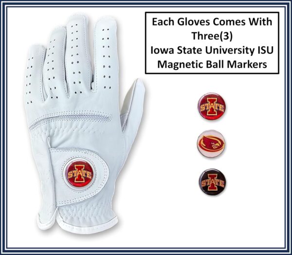 Cyclones Golf Glove Back of Hand Ball Markers