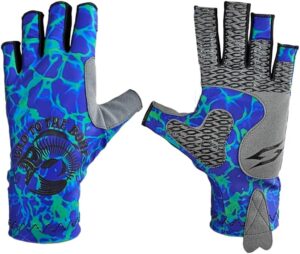 Fishing Guide Glove - Electric Blue Main Image