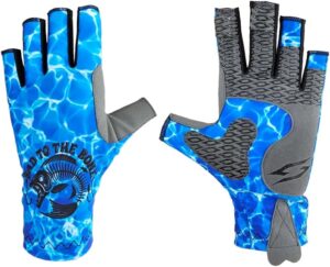 Fishing Guide Glove - Water Blue Main Image