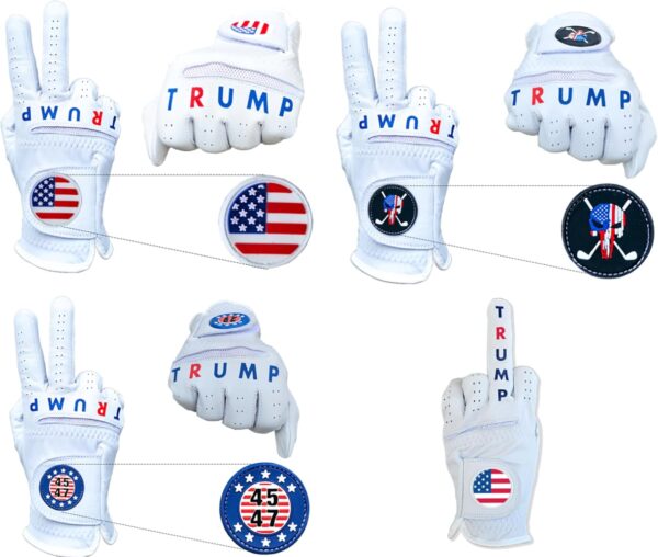 Trump Golf Gloves Multiple Image