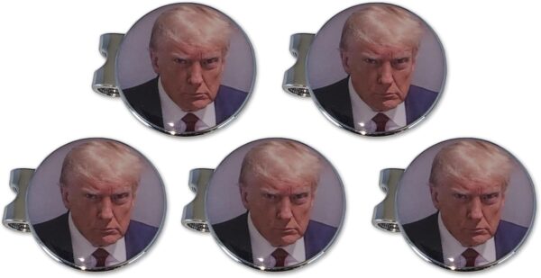 Trump Hat Clip with Magnetic Ball Marker 5-Pack Main