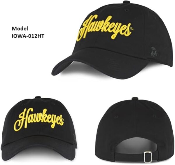 University of Iowa Hawkeyes - Black - Hat - Multi View