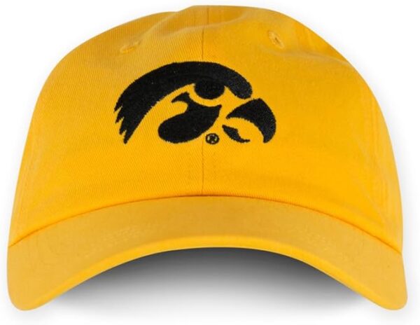 University of Iowa Hawkeyes - Hawk - Dk Yellow - Hat - Front