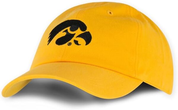 University of Iowa Hawkeyes Baseball Hat - Hawk - Dk Yellow - Hat - Main