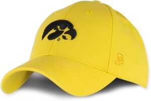 University of Iowa Hawkeyes Baseball Hat - Hawk - Lt Yellow - Hat - Main