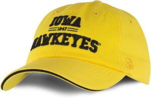 University of Iowa Hawkeyes Baseball Hat - Lt Yellow - Hat - Main