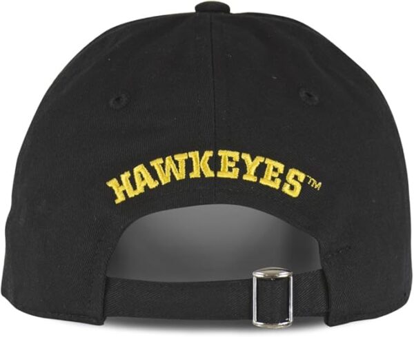 University of Iowa Hawkeyes - Mascot - Black - Hat - Back