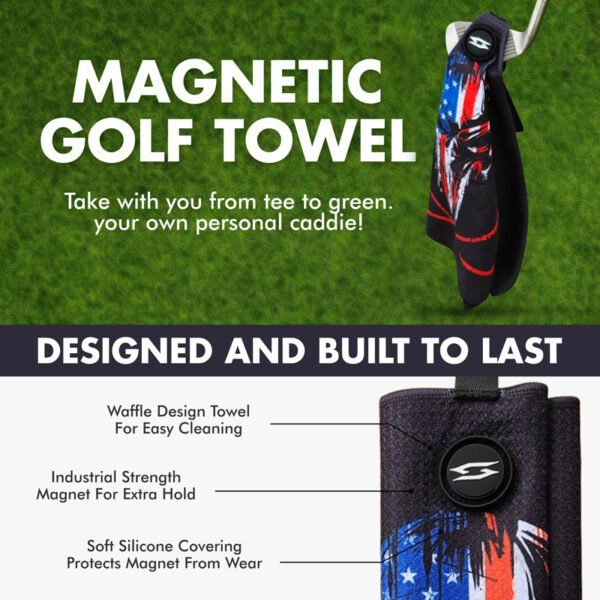 Golf Towel - USA - Golf Skull 4