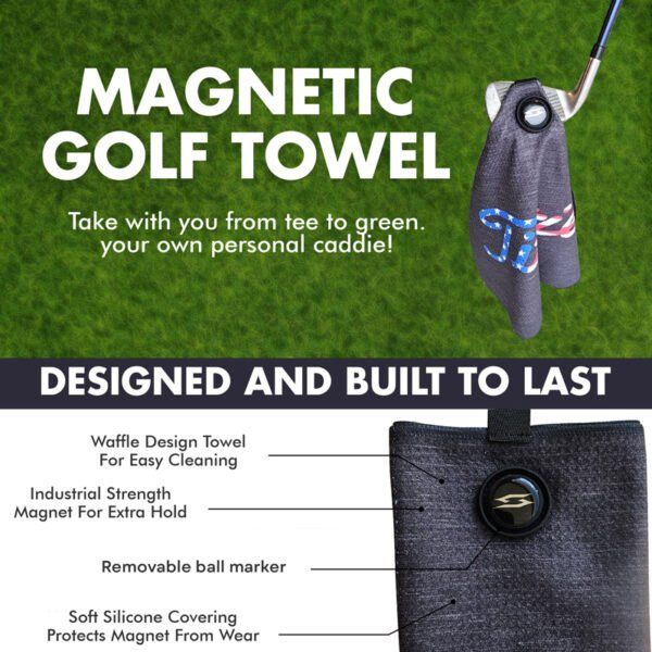 Tittie Magnetic Golf Towel - Image 4