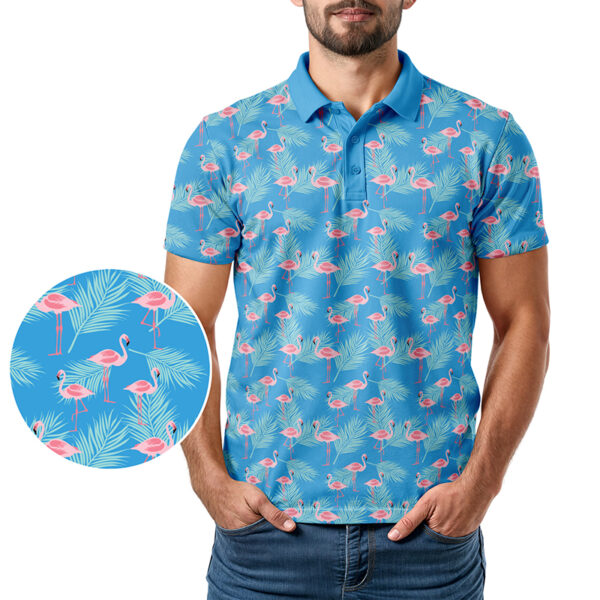 Flamingo Polo Shirt - Image 2