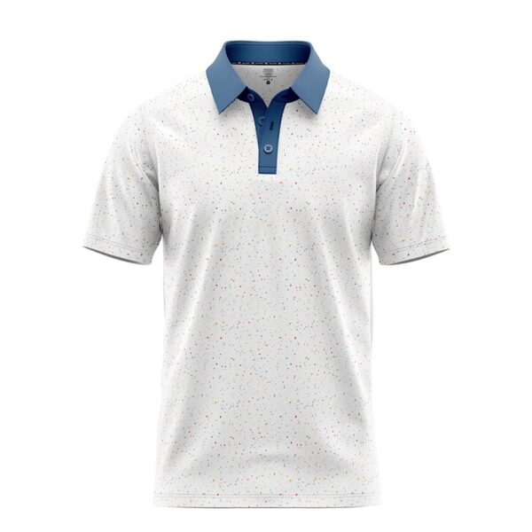 Drip Polo Shirt - Golf Polo Shirts - White - Main