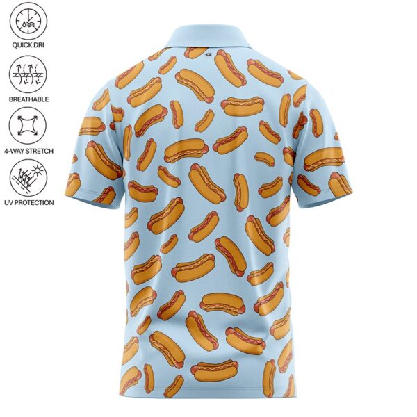 Golf Polo Shirt - Hotdogs - Back