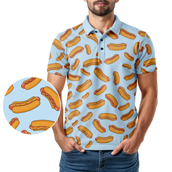 Hotdog Polo Shirt - Golf Polo Shirts - In Use