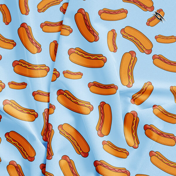 Golf Polo Shirt - Hotdogs - Pattern