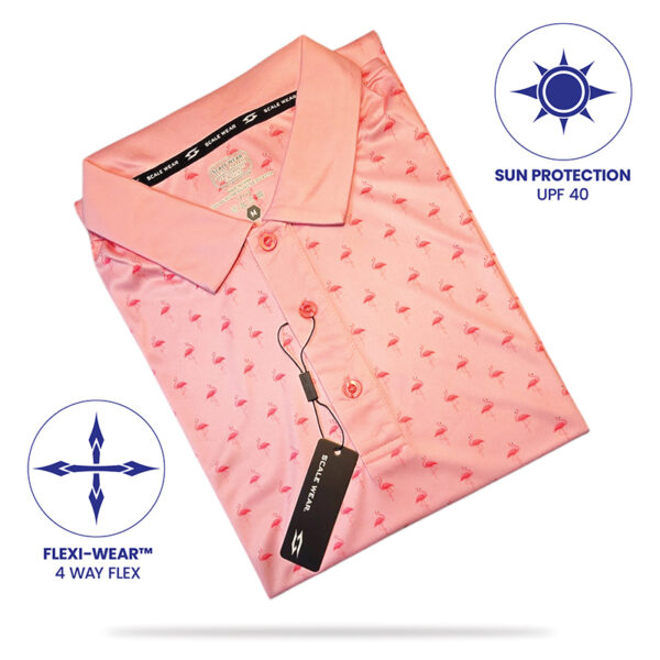 Little Flamingo Polo Shirt - Image 4