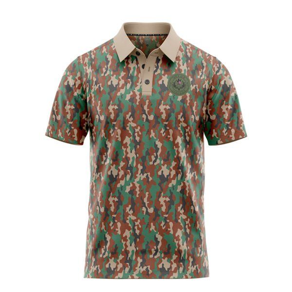 Shocker Camo Polo Shirt - Marine Camo - Golf Polo Shirts - Main