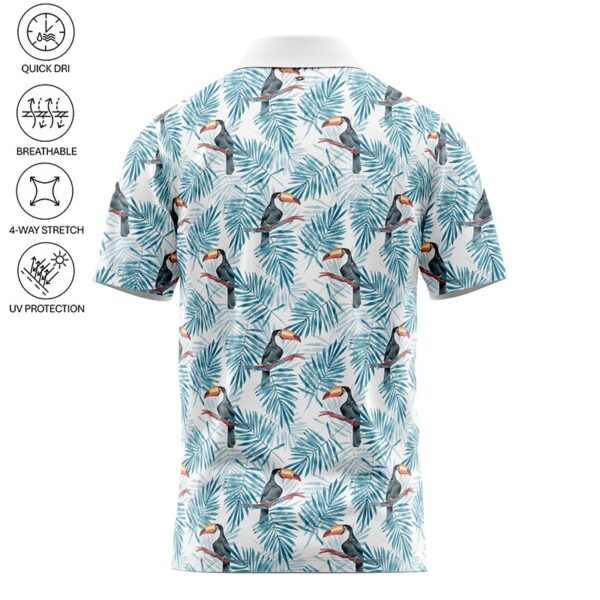 Golf Polo Shirt - Toucans - Back