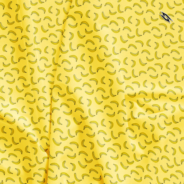 Golf Polo Shirt - Yellow Bananas - Pattern