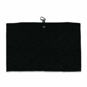 Heathered Black Golf Towel - Microfiber Magnetic Golf Towels - Main