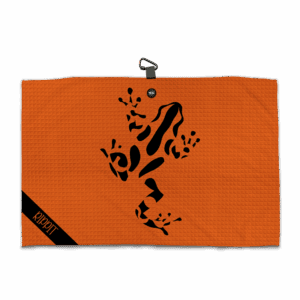 Rippit Orange Magnetic Golf Towel - Golf Towels - Main