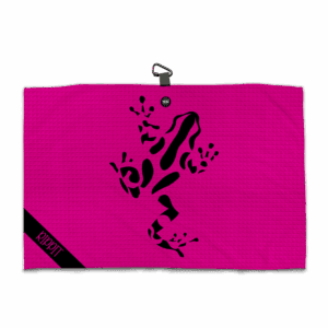 Rippit Pink Magnetic Golf Towel - Golf Towels - Main