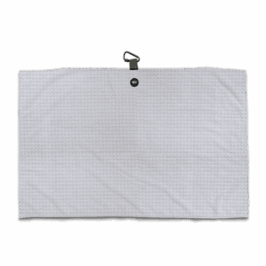 Heathered White Golf Towel - Microfiber Magnetic Golf Towels - Main