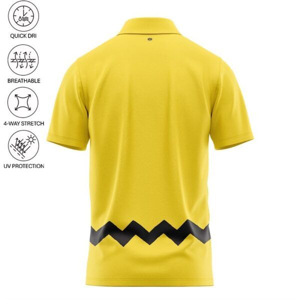 Golf Polo Shirt - Charlie Brown - Back