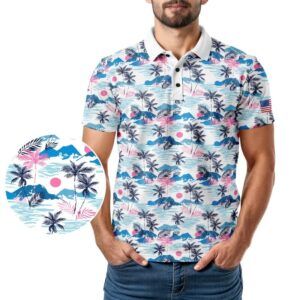 Veterans Hawaii Polo Shirt - Golf Polo Shirt - In Use - P012