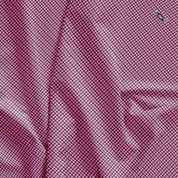 Pink Check Polo Shirt - Image 5
