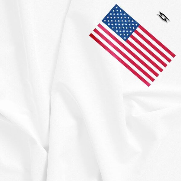 Titties Polo Shirt - White USA - Image 5