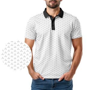 Black Clubs Polo Shirt - Golf Polo Shirt - In Use - M015