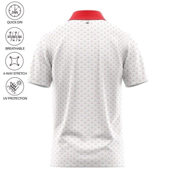 Red Clubs Polo Shirt - Image 3