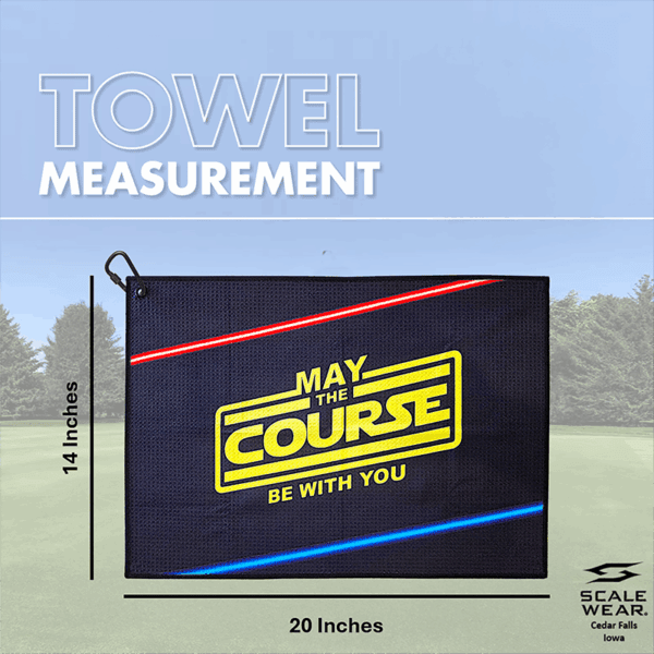 May the 4th Light Microfiber Golf Towel - Image 2