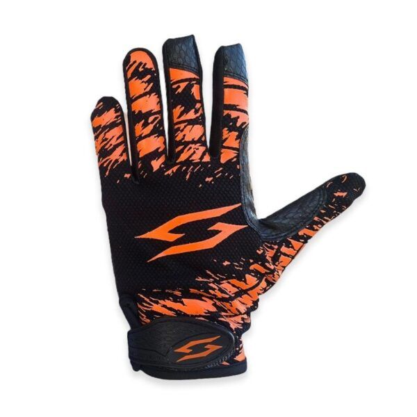 Frisbee Golf Gloves - Ultimate Disc Golf - Orange on Black