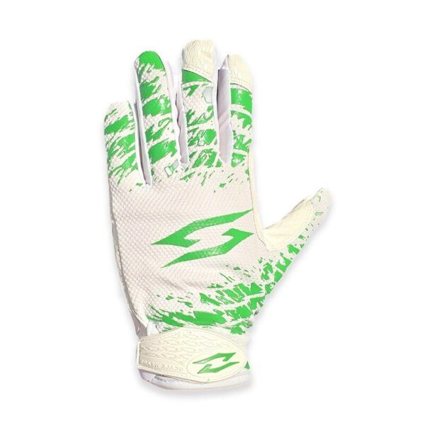 Frisbee golf gloves - ultimate disc golf - green on white