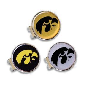 University of Iowa Hawkeye Hat Clip with Magnetic Ball Markers