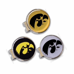University of Iowa Hawkeye Hat Clip with Magnetic Ball Markers
