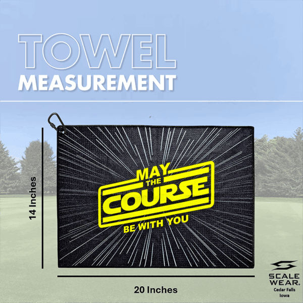 May the 4th Hyper Microfiber Golf Towel - Image 3