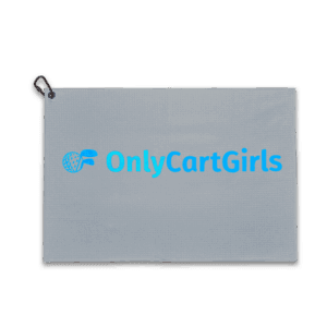 Only Cart Girls Gray Microfiber Golf Towel