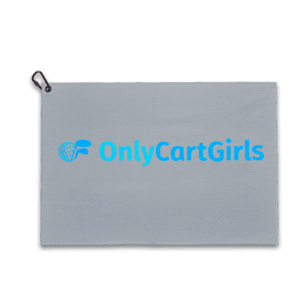 Only Cart Girls Gray Microfiber Golf Towel - Golf Towels - Main