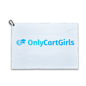 Only Cart Girls White Microfiber Golf Towel