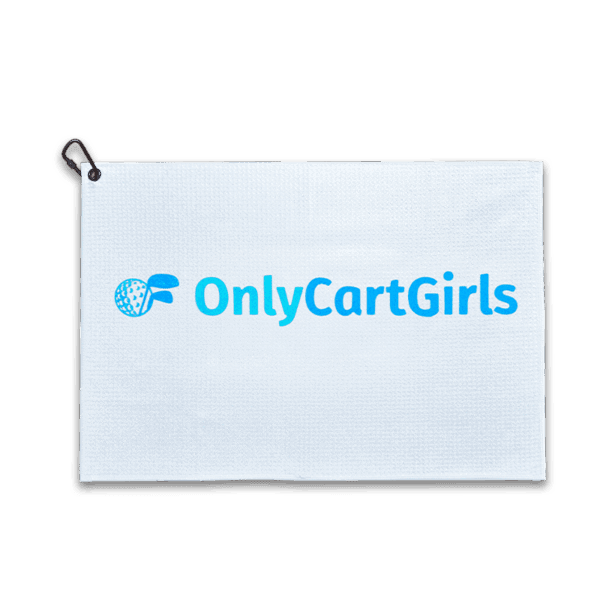 Only Cart Girls White Microfiber Golf Towel - Golf Towels - Main
