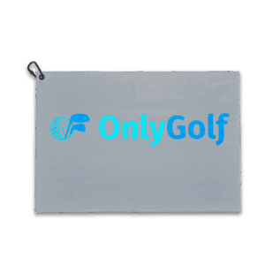 Only Golf Gray Microfiber Golf Towel