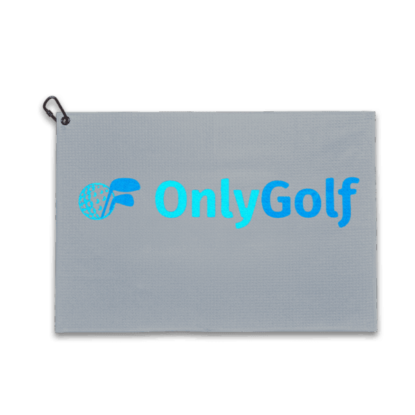 Only Golf Gray Microfiber Golf Towel