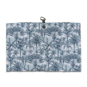 Palm Trees Golf Towel - Microfiber Magnetic Towel