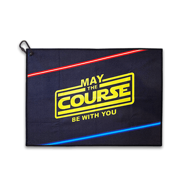May The 4th Light Microfiber Golf Towel - Light Sabers - Main